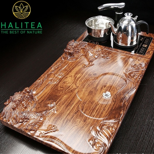 Bộ Bàn Trà Điện Tự Động Thông Minh Song Long Cao Cấp KT: 92X44X06cm