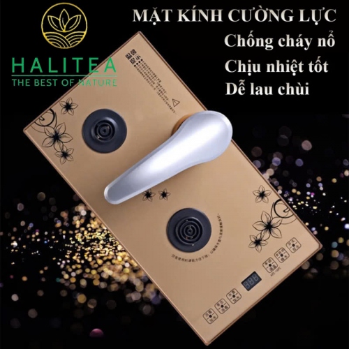 Bộ Bếp Điện Đôi Thủy Tinh Pha Trà Tự Động