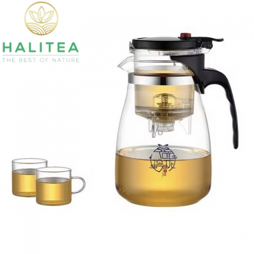 Bộ Bình 06 Tách Pha Trà Thủy Tinh Thông Minh 1000ml