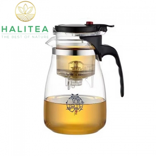 Bộ Bình 06 Tách Pha Trà Thủy Tinh Thông Minh 1000ml