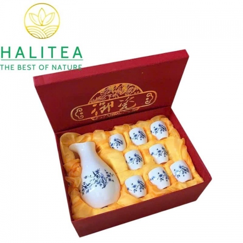 Bộ Bình Ly Rượu Sứ Cao Cấp