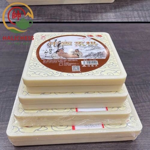 Bộ Cờ Tướng Melamine Giả Ngọc - Hộp Nhựa Cao Cấp Size 40, 45, 50
