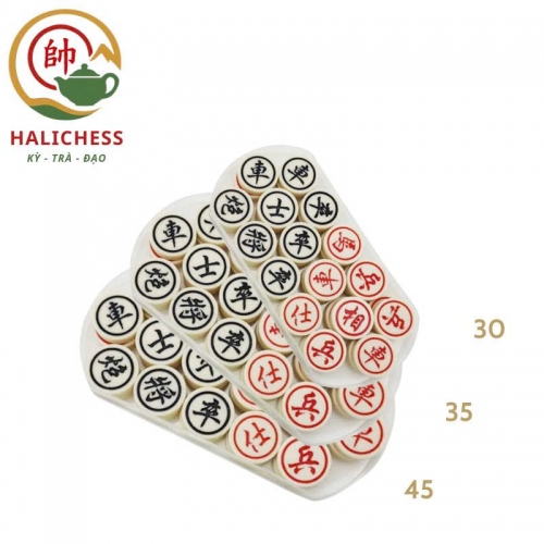 Bộ Cờ Tướng Nhựa Cứng Melamine Size 30, 35, 40