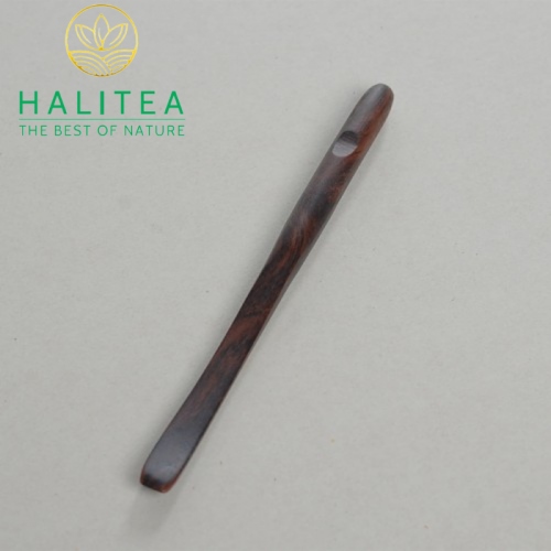 Bộ Dụng Cụ Pha Trà Gỗ Mun 5 Món 18cm