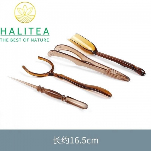 Bộ Dụng Cụ Trà Đạo 4 Món Nhựa Giả Ngọc 16,5cm