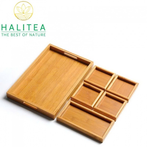Bộ Khay Trà Tre Tiện Lợi 6 Món