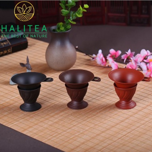 Bộ Lọc Trà Đất Nung Màu Đen