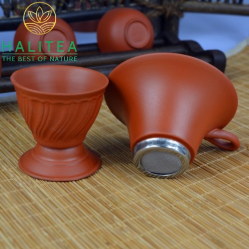 Bộ Lọc Trà Đất Nung Màu Đỏ