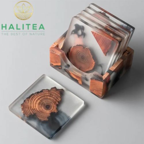 Bộ Lót Ly Handmade Resin Cao Cấp