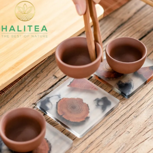 Bộ Lót Ly Handmade Resin Cao Cấp