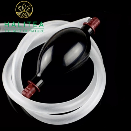 Ống Xả Nước Bàn Trà Kèm Bóng Hút - Phụ Kiện Trà Đạo