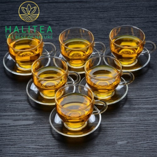 Bộ Tách Dĩa Thủy Tinh Cao Cấp 100ml