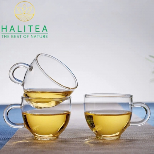 Bộ Tách Dĩa Thủy Tinh Cao Cấp 100ml