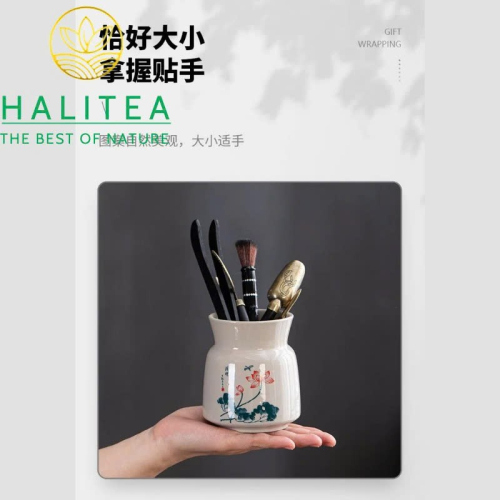 Bộ Trà Đạo Lục Quân Tử Hoa Sen Men Mạch Nha Hoàng – 6 Món