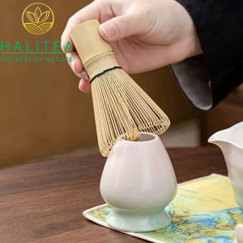 Bộ Trà Đạo Matcha Nhật Bản – 05 Món (Hộp Xanh, Có Vòi)