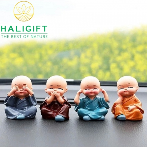 Bộ Tượng 4 Chú Tiểu Tứ Không