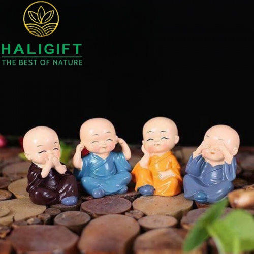 Bộ Tượng 4 Chú Tiểu Tứ Không
