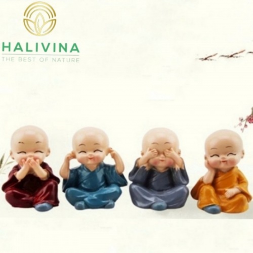 Bộ Tượng 4 Chú Tiểu Tứ Không