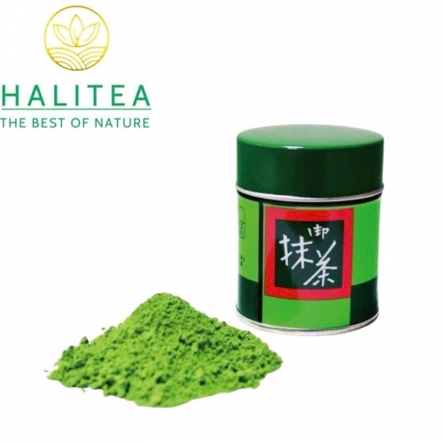 Bột Trà Xanh Matcha Hatsu Mukashi Uji Kyoto Nhật Bản – Lon Thiếc 40g