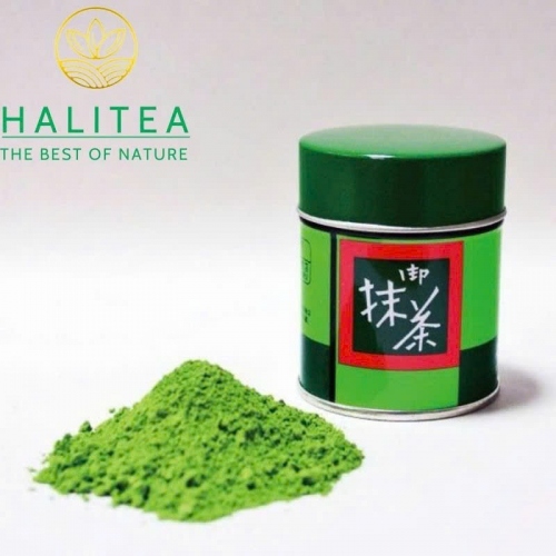 Bột Trà Xanh Matcha Hatsu Mukashi Uji Kyoto Nhật Bản – Lon Thiếc 40g