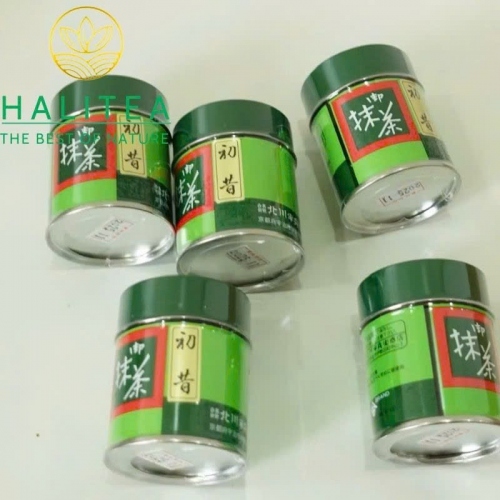 Bột Trà Xanh Matcha Hatsu Mukashi Uji Kyoto Nhật Bản – Lon Thiếc 40g
