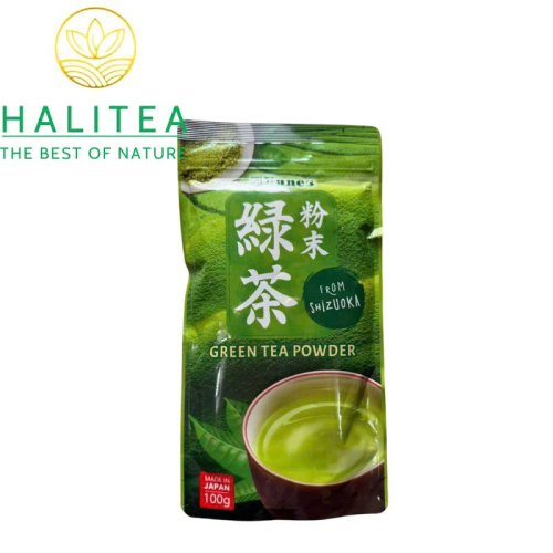 Bột Trà Xanh Nhật Bản Kanes Shizuoka 100g – Green Tea Powder For Drink