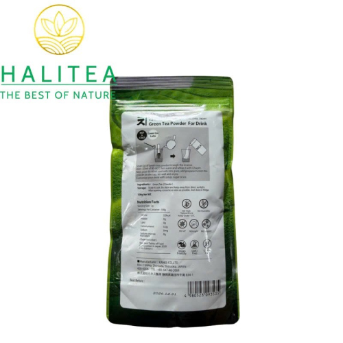 Bột Trà Xanh Nhật Bản Kanes Shizuoka 100g – Green Tea Powder For Drink