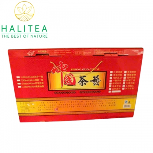 Bức Tranh Trà Phổ Nhĩ Làm Thủ Công Mừng Khai Trương Tân Gia