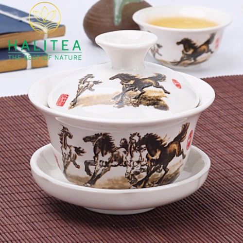 Chén Khải Pha Trà Sứ 120ml CK01