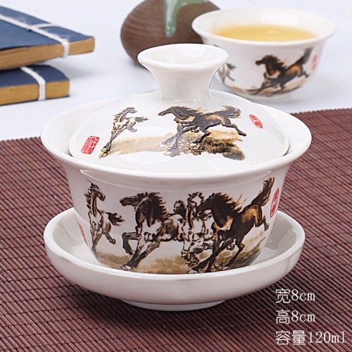 Chén Khải Pha Trà Sứ 120ml CK01