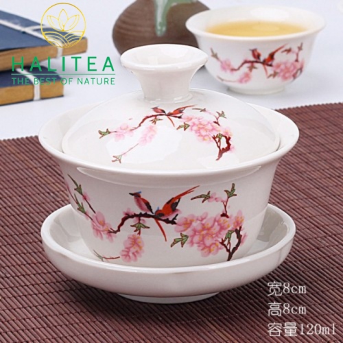 Chén Khải Pha Trà Sứ 120ml CK11