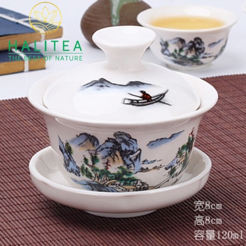 Chén Khải Pha Trà Sứ 120ml CK11