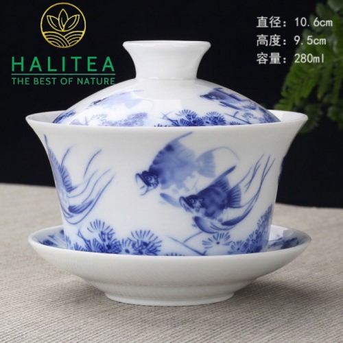 Chén Khải Pha Trà Sứ 120ml CK11