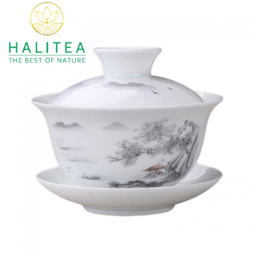 Chén Khải Pha Trà Sứ 170ml CK13
