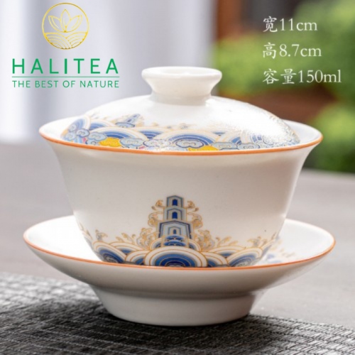 Chén Khải Pha Trà Sứ 190ml CK05
