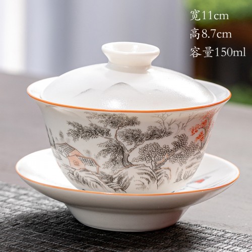 Chén Khải Pha Trà Sứ 190ml CK05