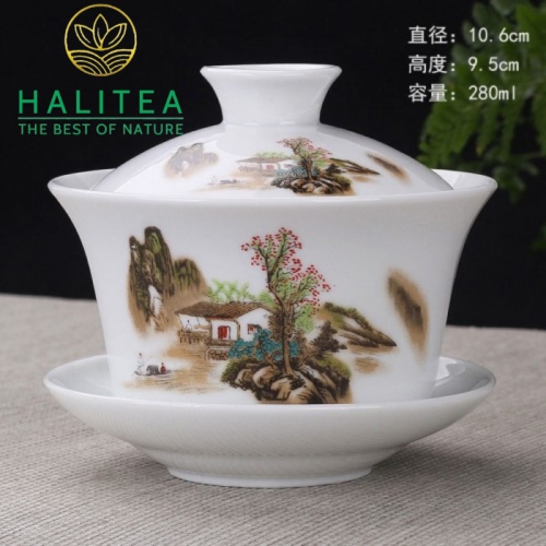Chén Khải Pha Trà Sứ 280ml CK10