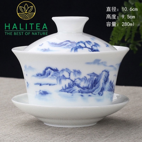 Chén Khải Pha Trà Sứ 280ml CK10