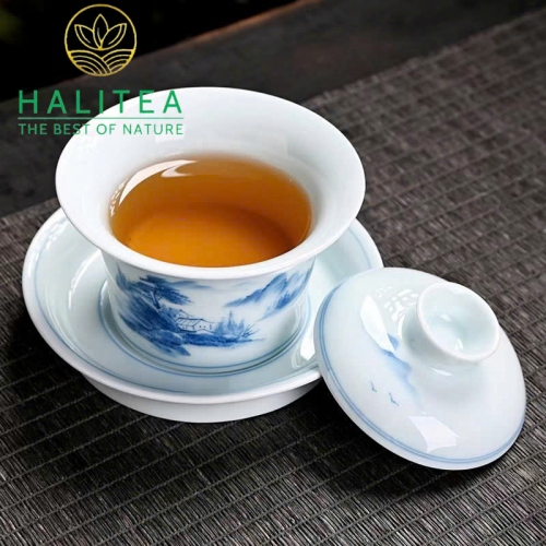 Chén Khải Sứ Cao Cấp Vẽ Tay 150ml