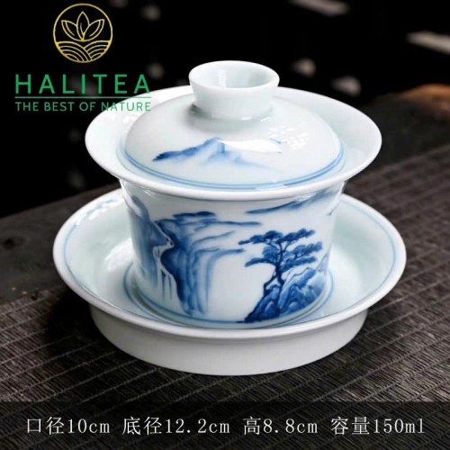 Chén Khải Sứ Cao Cấp Vẽ Tay 150ml