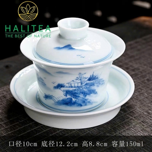 Chén Khải Sứ Cao Cấp Vẽ Tay 150ml