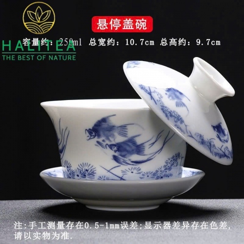 Chén Khải Sứ Nắp Nghiêng 250ml