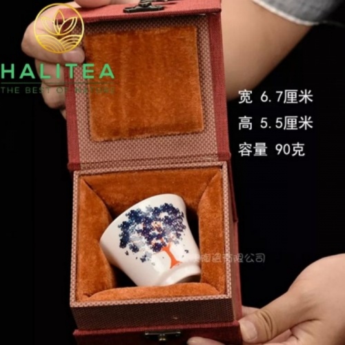 Chén Sứ Đổi Màu Theo Nhiệt Độ Hộp Cao Cấp 90ml