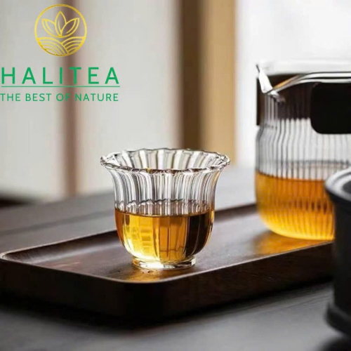 Chén Thủy Tinh Hoa Cúc Cao Cấp 60ml