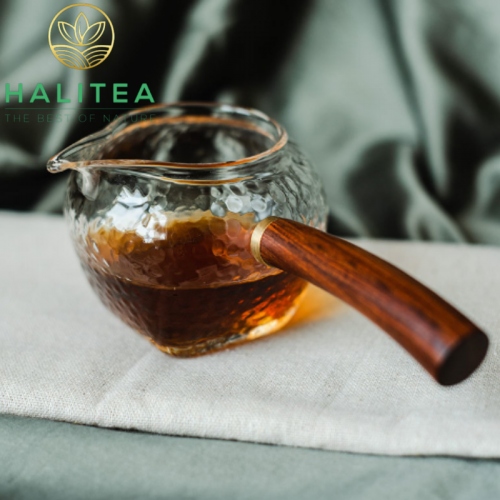 Chén Tống Thuỷ Tinh Cán Gỗ 300ml