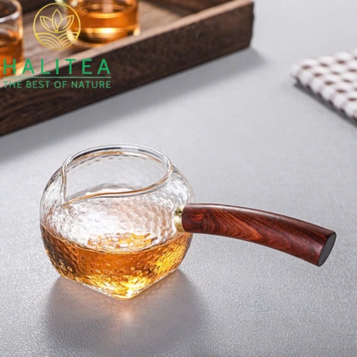 Chén Tống Thuỷ Tinh Cán Gỗ 300ml