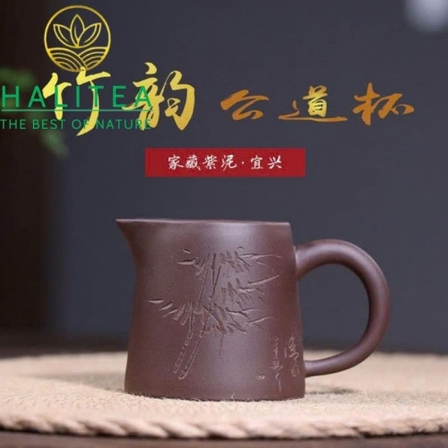 Chén Tống Tử Sa Khắc Trúc 210ml