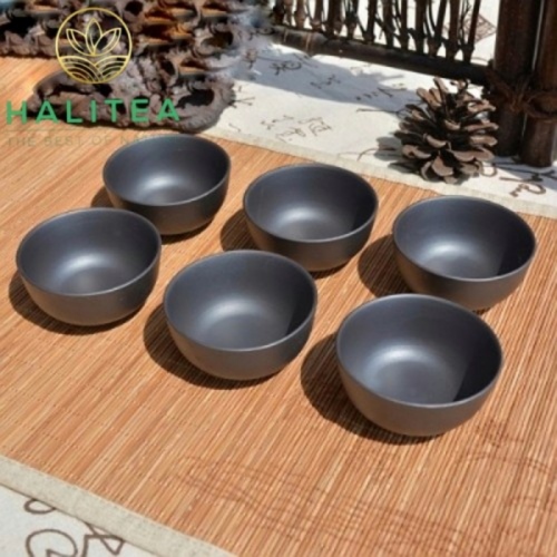 Chén Trà Đất Sét Đen Không Tráng Men 30ml