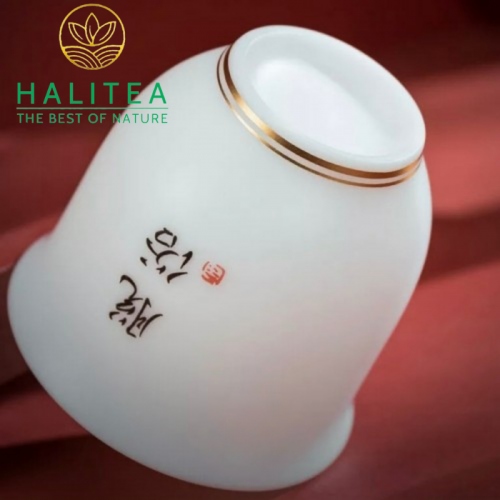 Chén Trà Sứ Đức Hóa Trắng Cao Cấp 50ml