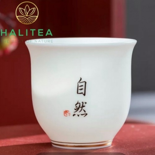 Chén Trà Sứ Đức Hóa Trắng Cao Cấp 50ml